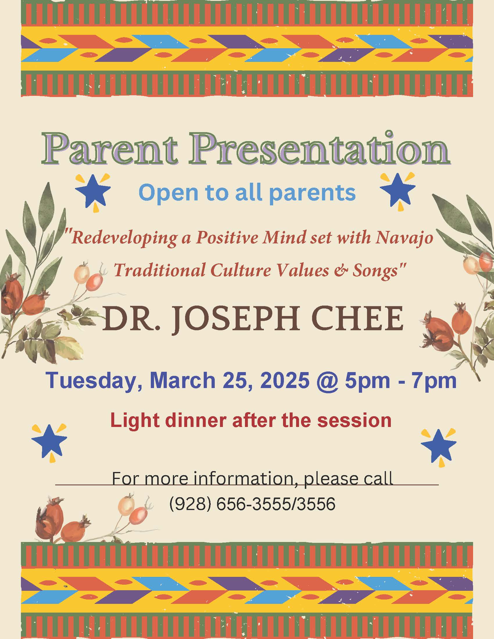 Culture Night with Dr. Chee