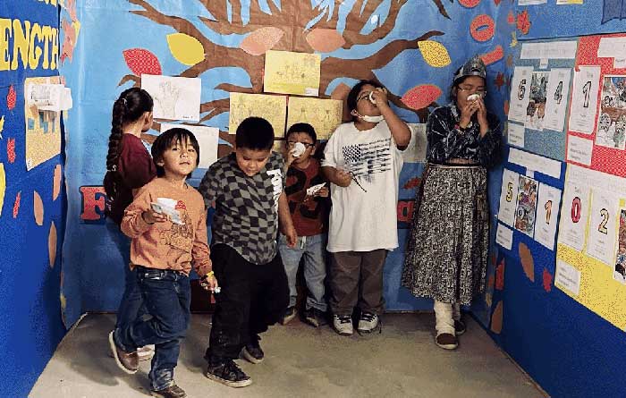 Six students enjoying Youth Day