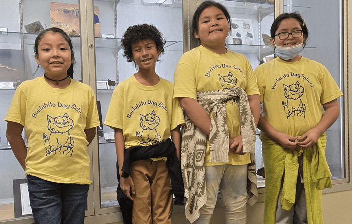Students at the San Juan College Planetarium