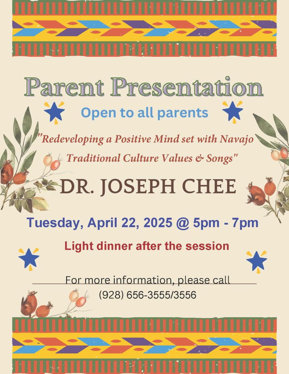 Culture Night w/Dr. Joseph Chee