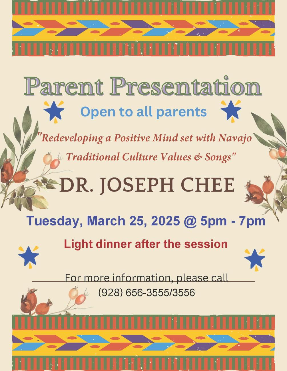 Culture Night with Dr. Chee