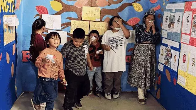 Six students enjoying Youth Day